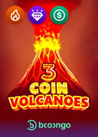 3 Coin Volcanoes spelautomat av 3Oaks