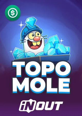 topo mole spelautomat av InOut